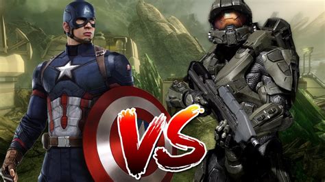 Captain America Vs Master Chief Battle Arena Youtube