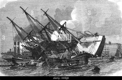 19th Century Shipwreck Stock Photos And 19th Century Shipwreck Stock