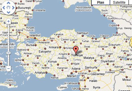 Cartina della costa del mare egeo in turchia. Turchia Carta Stradale