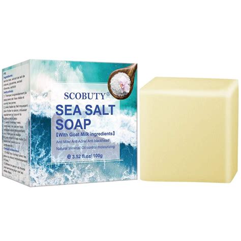Sea Salt Soap Sea Mineral Soap Invigorating Bath Soap Cleaner