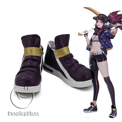 League Of Legends Lol Kda Akali The Rogue Assassin Cosplay Shoes