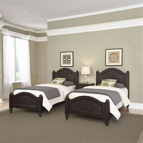 Home Styles Furniture Bermuda Twin Bedroom Set Twin Multiple Finishes Multiple Configurations