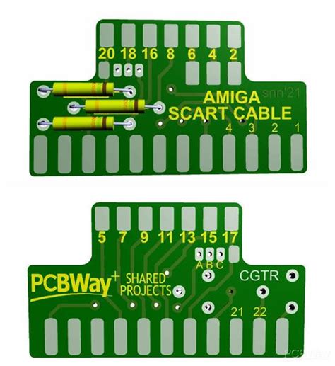 Amiga Scart Cable Connection Easy Pcb Share Project Pcbway