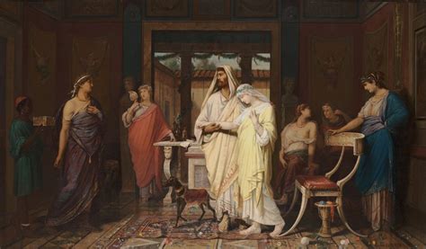 A Roman Betrothal By Hector Leroux Oil On Canvas The Wadsworth Atheneum Classical Period