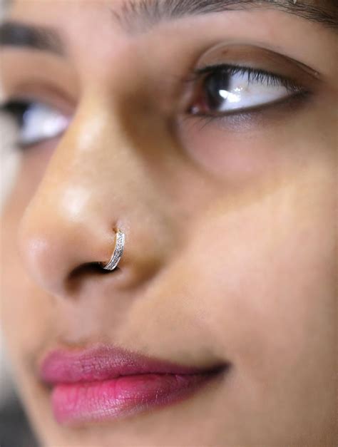 Gold Hoop Nose Ring Nose Ring Jewelry Diamond Nose Ring Nose
