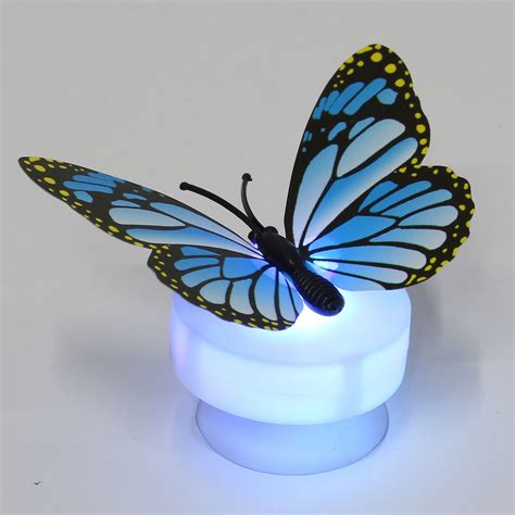 Jiguoor 7 Color Changing Beautiful Cute Butterfly Led Night Light Baby