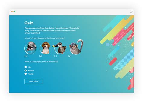 Quiz Maker With Multiple Choice Free 123formbuilder