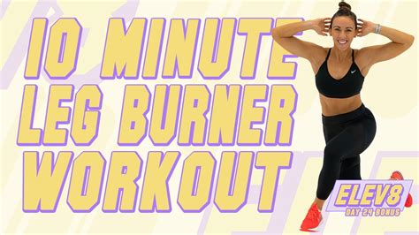 10 Minute Leg Burner Workout With SLIDERS The ELEV8 Challenge Day