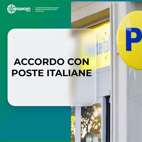 Accordo Con Poste Italiane Confesercenti Lecce