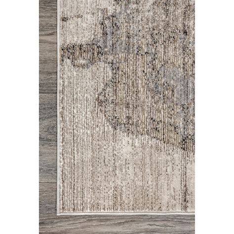Nuloom 9 X 12 Ft Light Brown Indoor Abstract Area Rug In The Rugs