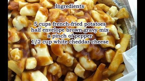 Easy Poutine Recipe Youtube