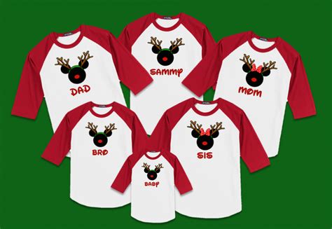Meowy christmas tree t shirt. Disney Christmas Reindeer Family Vacation Raglan T-Shirts ...