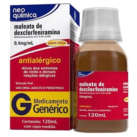 Maleato De Dexclorfeniramina + Betametasona Serve Para Garganta Inflamada