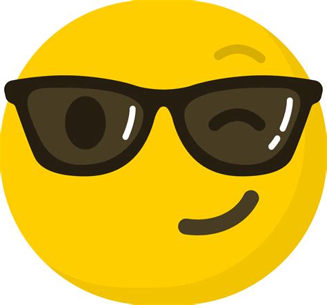 Friendly Clipart Emoticon Sunglasses Emoji Png Transparent Png Full