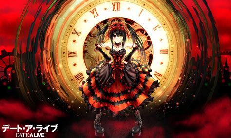 Wallpaper Anime Girls Date A Live Red Photography Dress Circle