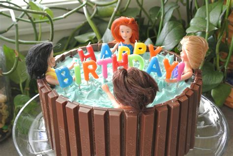 Hot Tub Cake Happy Birthday Hot Pool Party Cakes Pool Birthday Party