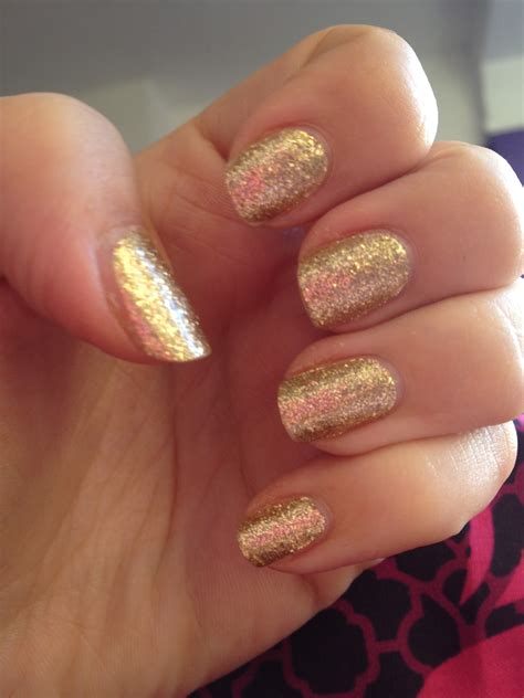 Sally Hansen Gold Glitter Nail Wraps Flutter And Sparkle