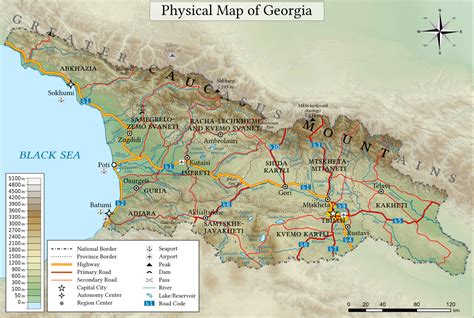 Mapas De Georgia Atlas Del Mundo