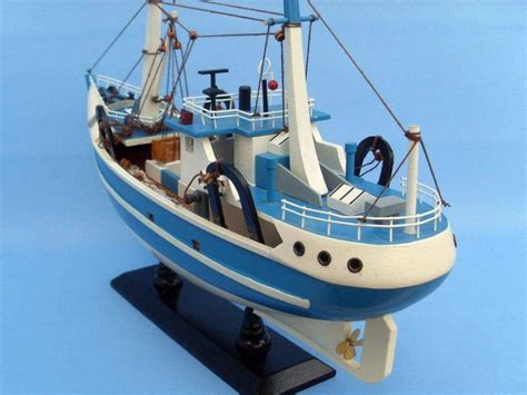 Buy Wooden Im Hooked Model Fishing Boat 19in Model Ships