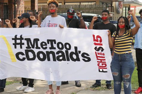 Mcdonalds Workers Striking To Bring Awareness To On The Job Sexual