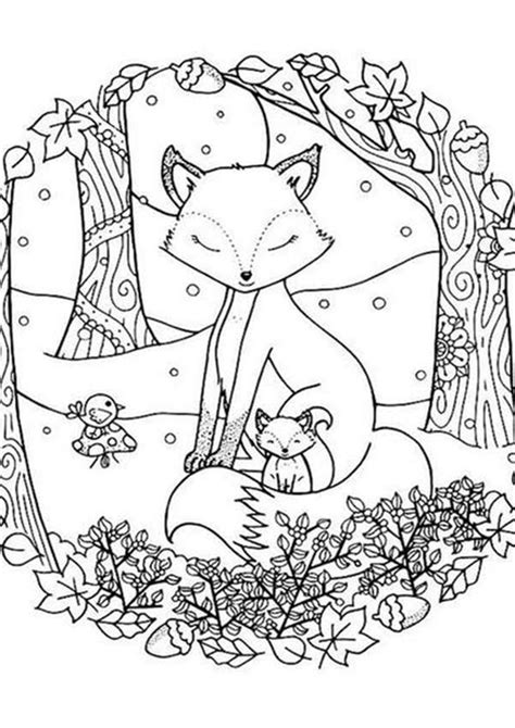 Free And Easy To Print Fox Coloring Pages Coloriage Renard Coloriage