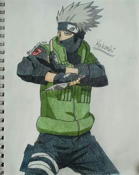 Kakashi Drawing Naruto Anime Naruto