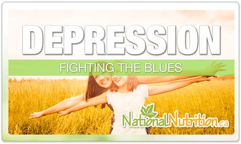 Symptoms of depression can be very different from person to person. Depression - National Nutrition Articles