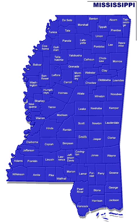 Mississippi Zip Code Map Time Zone Map