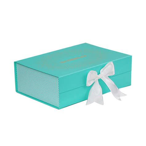 tiffany blue t box folding magnetic t box lingerie packaging