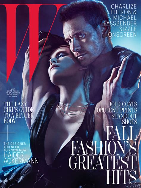 Charlize Theron Michael Fassbender For W Magazine
