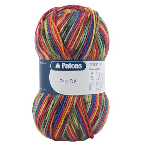 Patons Fab Dk Double Knit Wool 100g Knitting Yarn All Colours Ebay