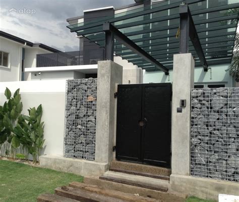Contemporary Rustic Exterior Terrace Design Ideas And Photos Malaysia