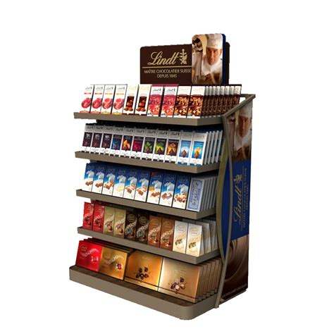 Lindt Chocolate Retail Pop Display For Metro Supermarkets Marketing