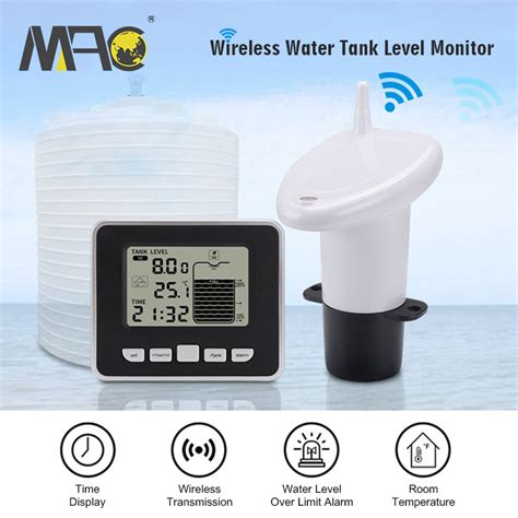 macsensor wireless ultrasonic water tank liquid level meter china wireless ultrasonic fluid