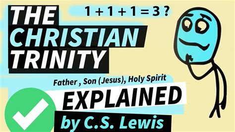 Christian Trinity Explained In 3 Minutes Father Spirit Son Part 1