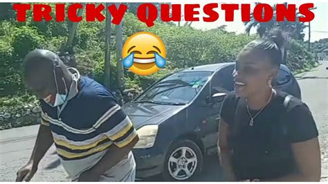 tricky questions in jamaica🤣🇯🇲😱 part1 youtube