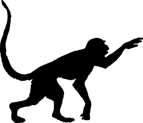Small man hanging png maker download. Free Monkey Silhouette, Download Free Monkey Silhouette ...