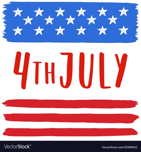 4th Of July Royalty Free Vector Image Vectorstock