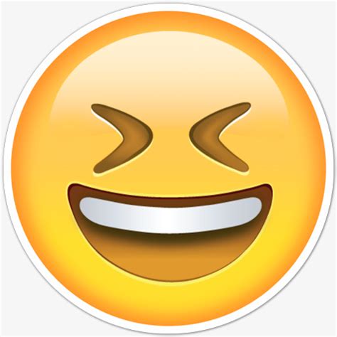 Ojos Png Smiling Face With Open Mouth And Tightly Closed Eyes Emoji