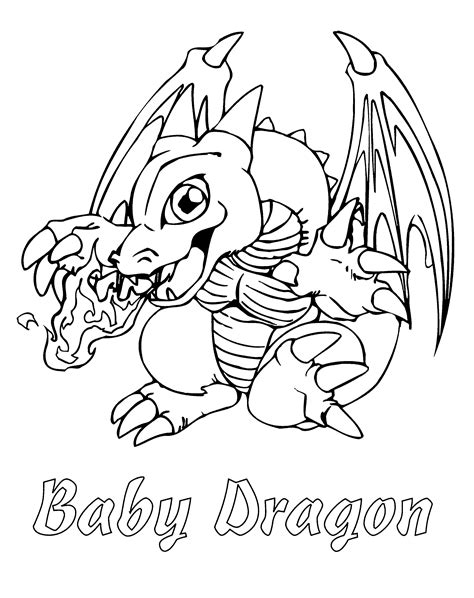 Free Dragon Colouring Sheets