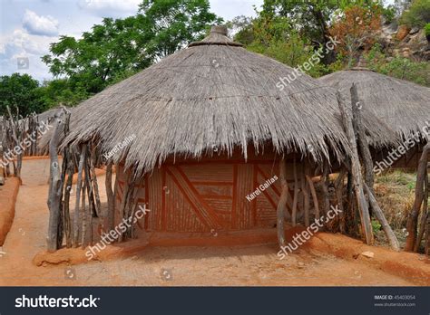 Traditional African Villagempumalanga Provincesouth Africa Stock