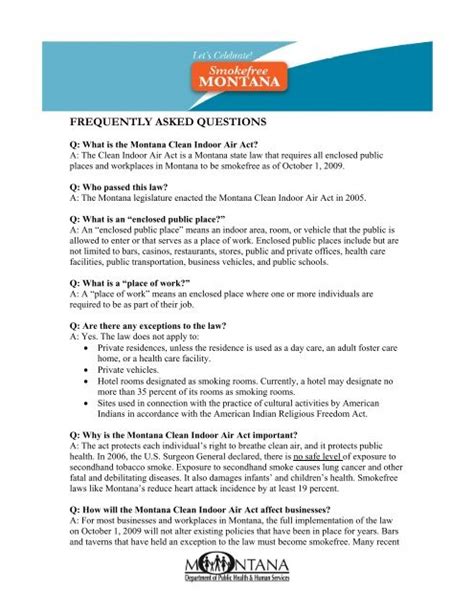Frequently Asked Questions Department Of Public Health Human