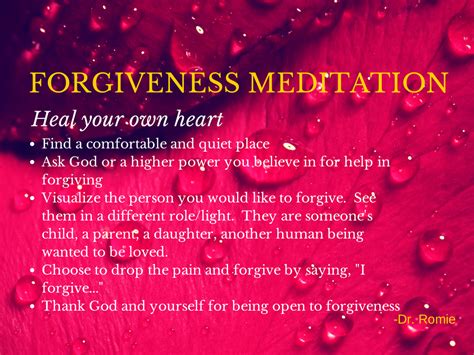 Forgiveness Forgiveness Meditation