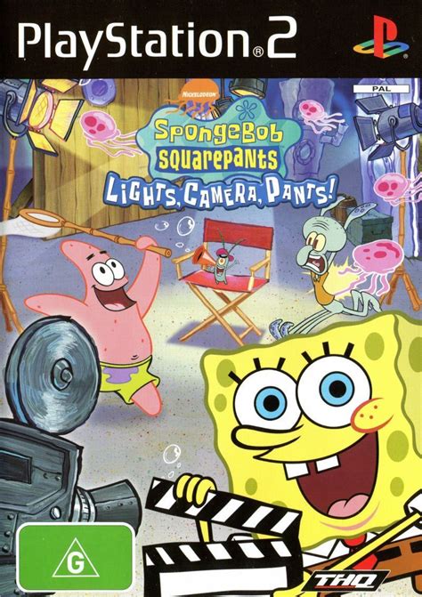 Spongebob Squarepants Lights Camera Pants Boxarts For Sony