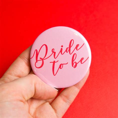 Bride To Be Hen Party Badges By Darwin Designs