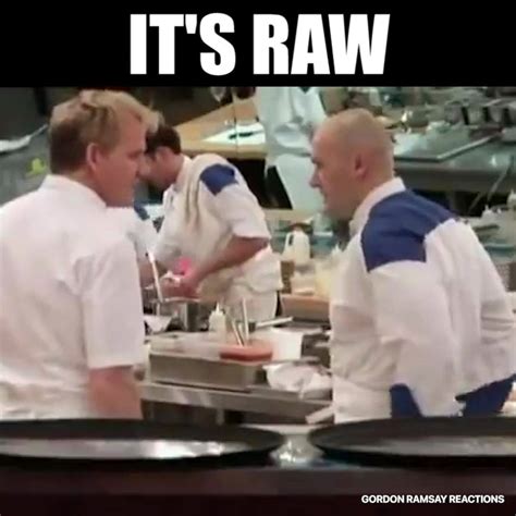 The Hells Kitchen Its Raw Scene Its Raw 😂 By Gordon Ramsay