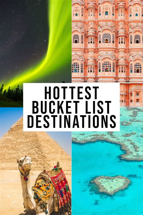 The HOTTEST Destinations to Add to Your Bucket List! | Travel around