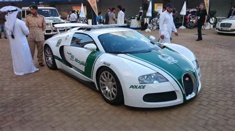 Bugatti Veyron The Worlds Fastest Police Car Only In Dubai Bugatti