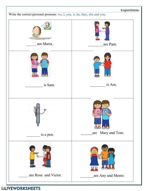 1st person is the person speaking, 2nd person is the person being spoken to, and 3rd person is . Personal Pronouns: online and pdf worksheet by ...