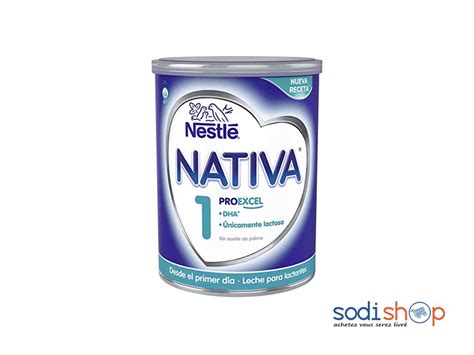 Achat lait bébé guigoz à prix discount. Lait Pour Bébé Nestlé Nativa ProExcel 1 - De 0 à 3 Mois ...